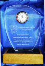 Cargar imagen en el visor de la galería, Acrilico Reloj Base Madera